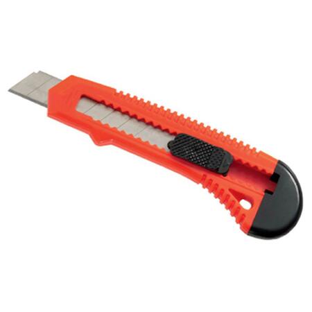 GREAT STAR 8 Point Plastic Snap Off Utility Knife, 20PK 704526